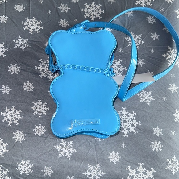 Betsey Johnson Gummy blue Bear Crossbody Purse - Picture 4 of 7